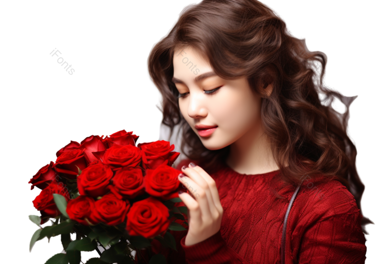 节日图片,元素元素,美女PNG,人像免抠素材
